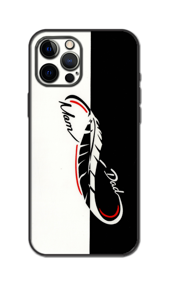 MOM DAD Embossed Quality Skin For All Model