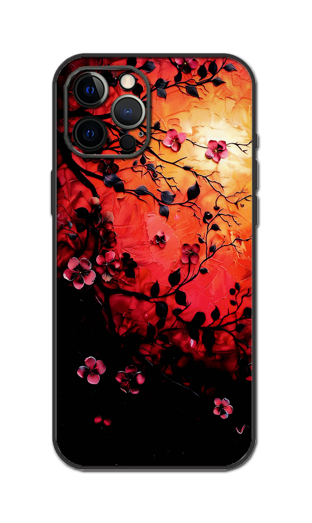 Cherry Blossom Embossed Quality Skin For All Model