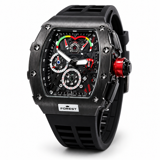 Forest Luxury Skeleton Watch for Men