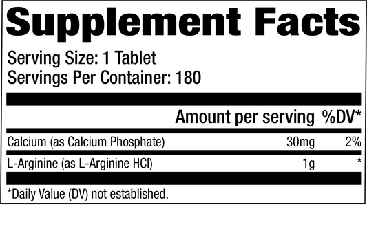 GATSPORTS L-ARGININE - 180 Tablets