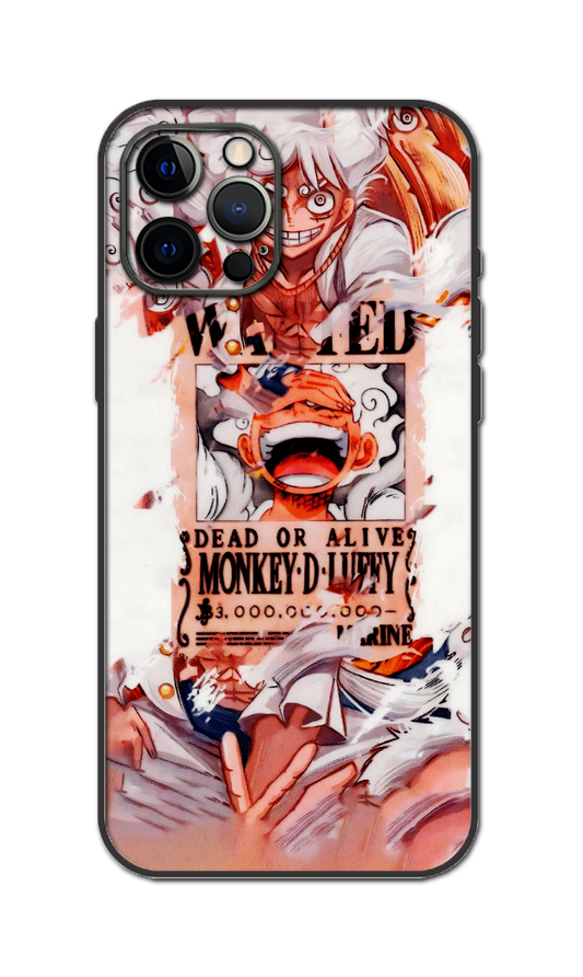 Luffy Embossed Quality Skin For All Model