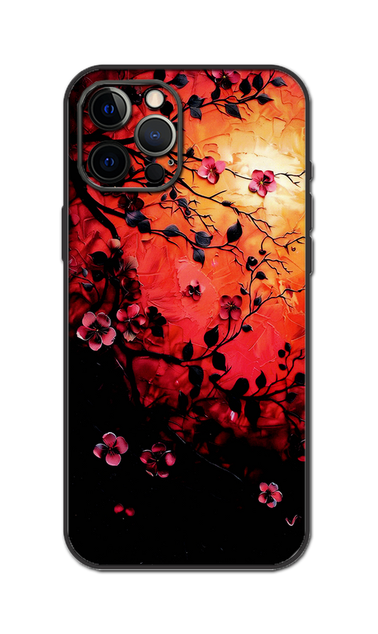 Cherry Blossom Embossed Quality Skin For All Model