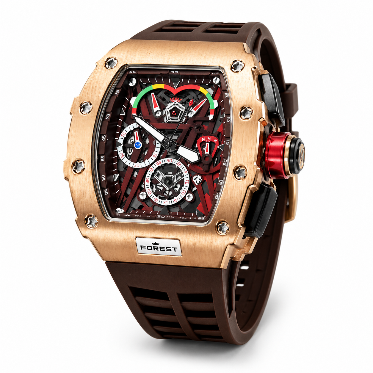 Forest Luxury Skeleton Watch for Men