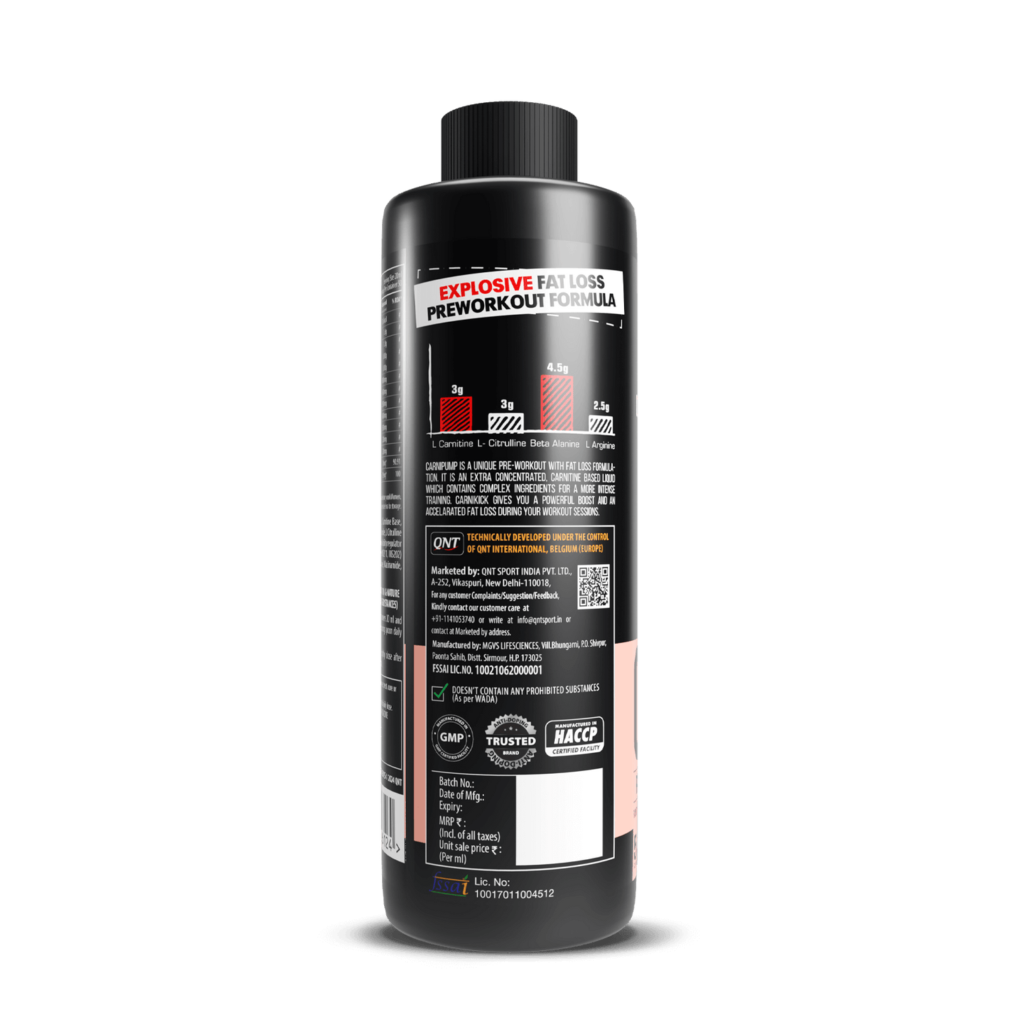 CARNI-PUMP LIQUID PRE WORKOUT