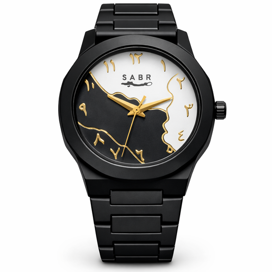 Elegant SABR Wristwatch With Gold Accents Watch