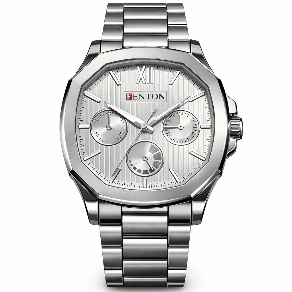 Fenton Steel Chain Analogue Watch