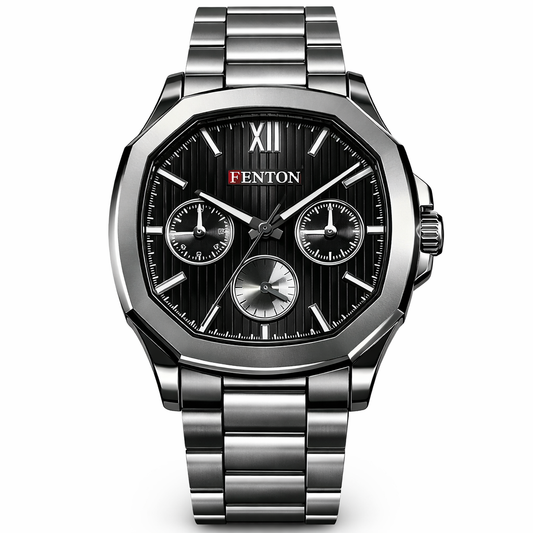 Fenton Steel Chain Analogue Watch
