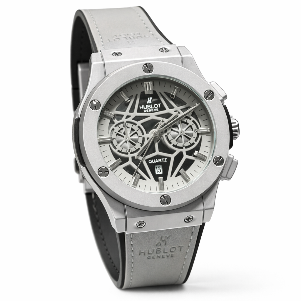 Hublot Leather Strap Watch