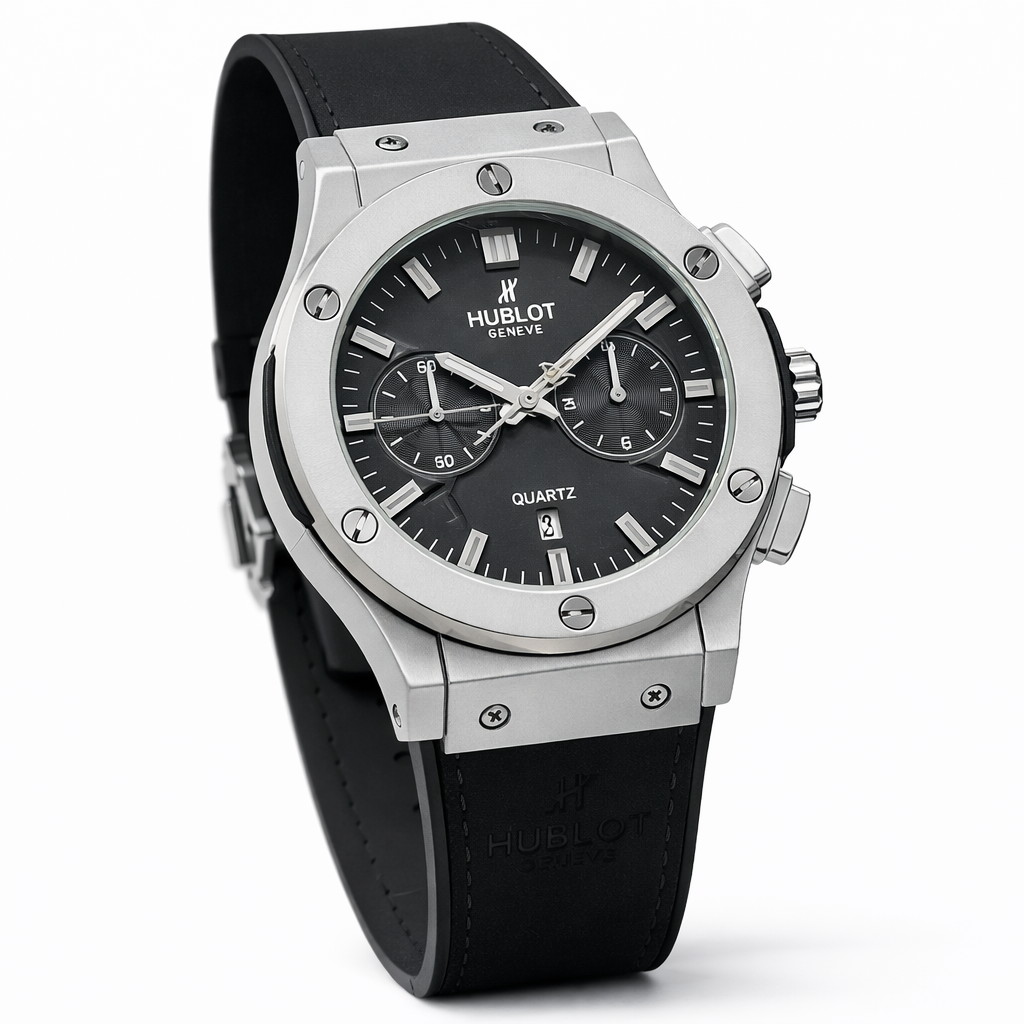 Hublot Leather Strap Watch