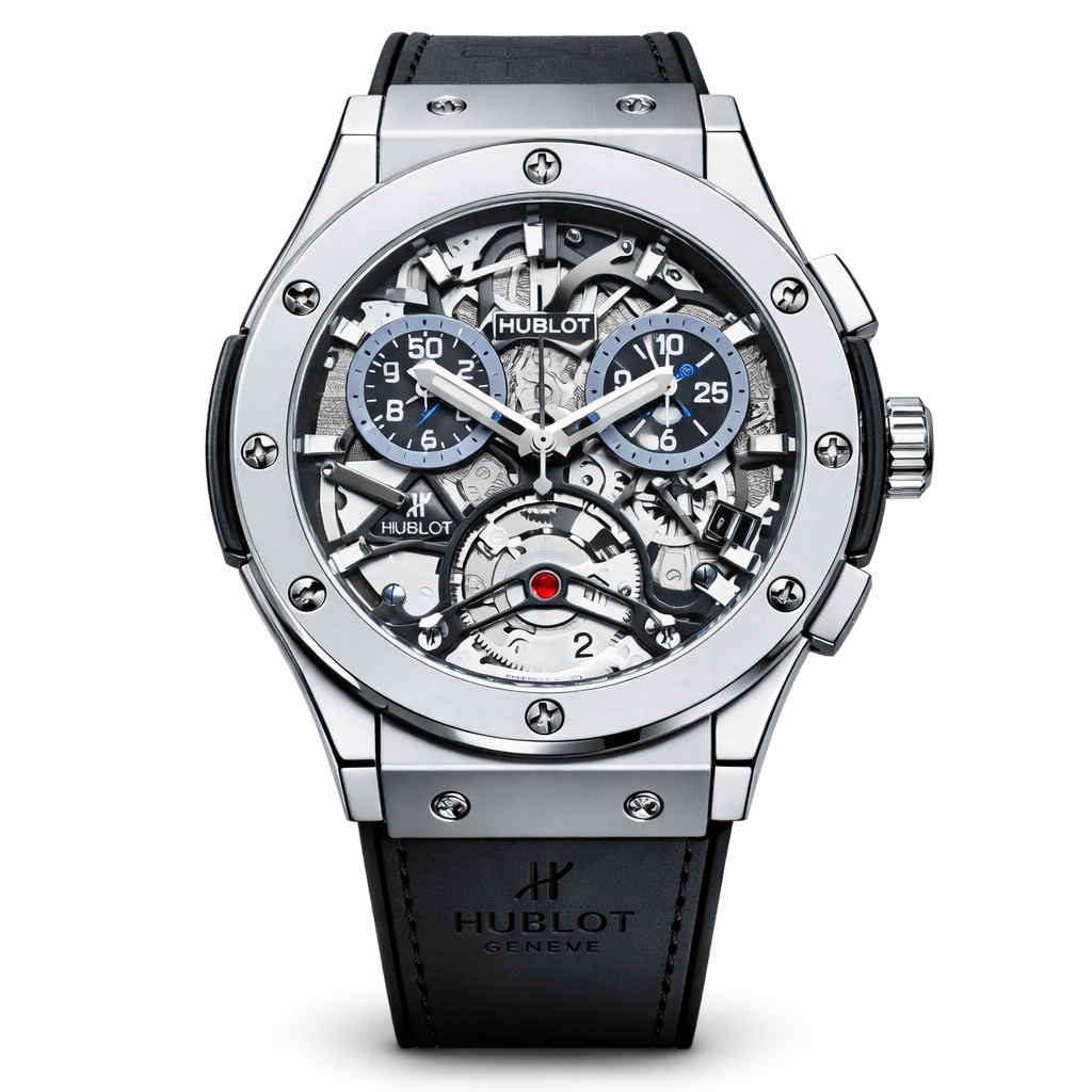 Hublot Leather Strap Watch