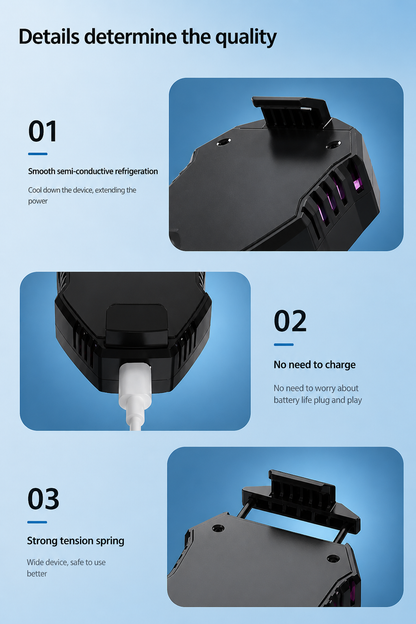 Mobile Fan Radiator Mobile Cooler for Gaming