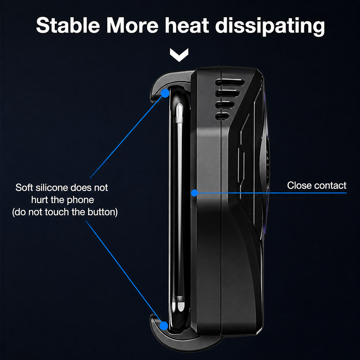 Mobile Fan Radiator Mobile Cooler for Gaming