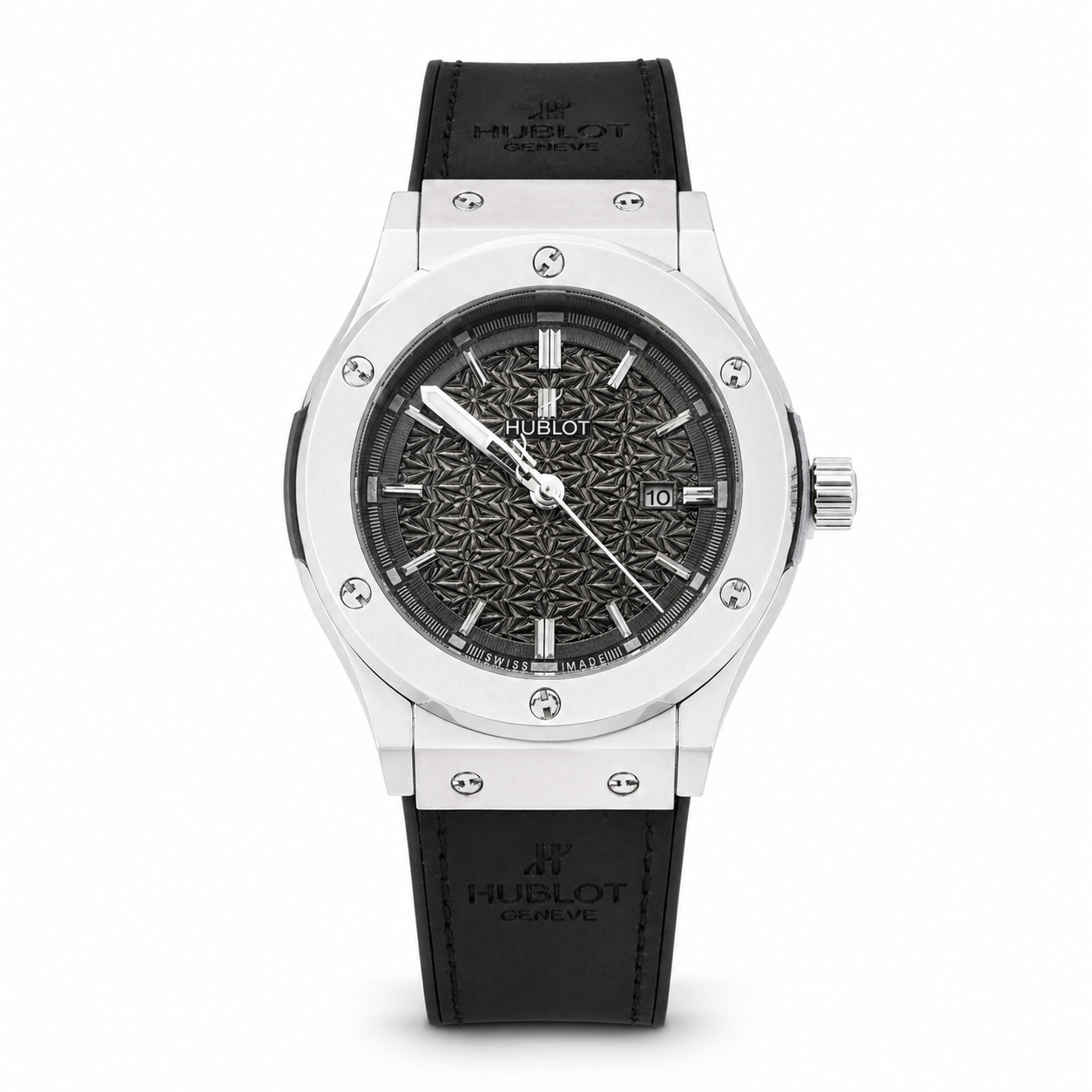 Hublot Leather Strap Watch