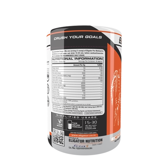 Eligator Pre Workout 40 Servings