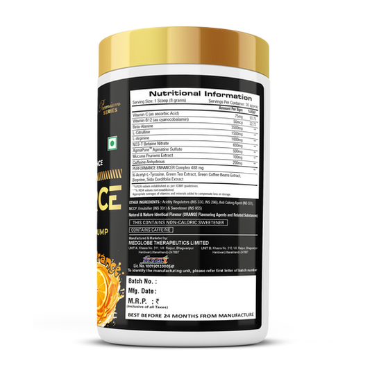 Premium Series Mahaforce Pre-Workout - 240gm (30 Servings)