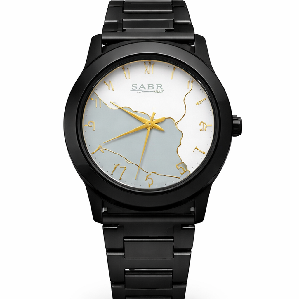 Elegant SABR Wristwatch With Gold Accents Watch